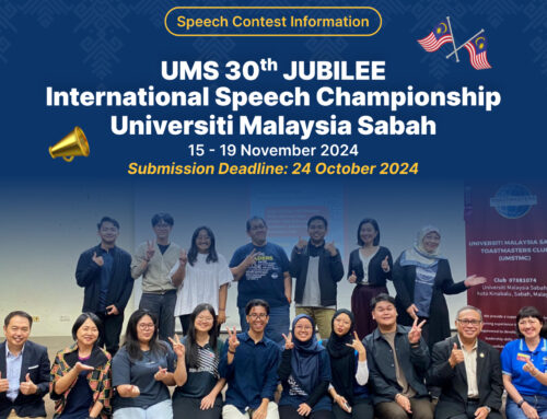 Universiti Malaysia Sabah (UMS) 30th JUBILEE International Speech Championship 2024