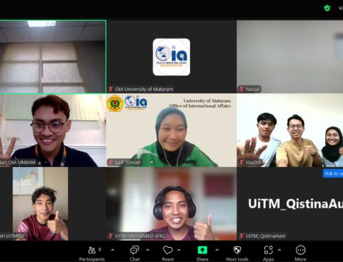 OIA UNRAM and UiTM Shah Alam Conduct  Virtual Discussion for Future Collaboration