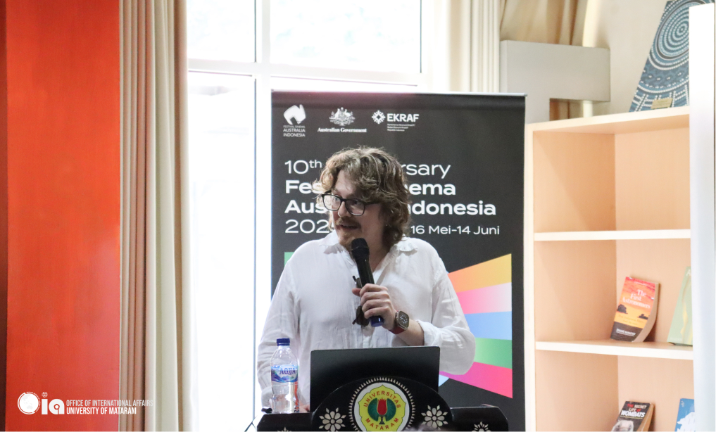 University of Mataram Hosts Masterclass on Creating Hollywood-Quality Films with Australian Filmmaker Adrian Powers