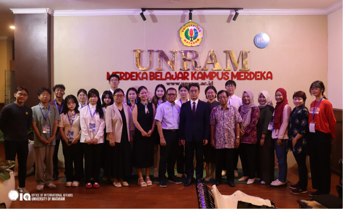 University of Mataram Welcomes Delegation from Shangrao Normal University for Student Exchange Program